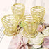 Honbay 4PCS Stainless Steel Spring Wire Tray Egg Cups Holder Serving Cup Egg Tray for Egg (gold)