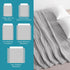 NTBAY Cooling Throw Blanket - Japanese Double-Sided Cold Tech Fabric for Dogs, Q-Max 0.43, 50x60 Inches, Light Grey