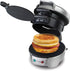 Hamilton Beach Breakfast Sandwich Maker with Egg Cooker Ring, Perfect for English Muffins, Croissants, Silver (25475)