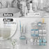 5 Pack Liuoud Shower Caddy Organizer Rack Shelf for Inside Shower, Self Adhesive Bathroom Wall Storage Basket Rustproof