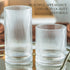 Set 16 Oz Set (6Pcs) KEMORELA Ribbed Glassware of, Origami Style XL Drinking Glasses with Straws, Vintage Glassware