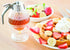 3.25 4 6 inches Fox Run Glass Honey and Syrup Dispenser With Warming Base, Clear, x x