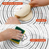 Silicone Baking Mat, 26" x 16" Non-slip Pastry Mat with Measurement for Cookies, Macarons, and Bread