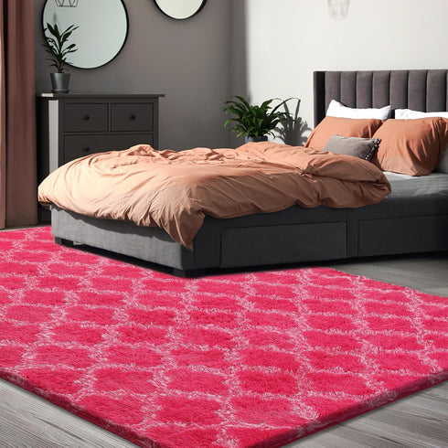 Plush Area Rug 4x6 Feet, High Pile Ultra Soft Indoor Carpet for Living Room, Bedroom, Kids Room, Playroom Decor, Hot