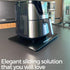 Ibyx Elegant Sliding Tray for Coffee Maker & Heavy Kitchen Appliances, Sturdy, Black Medium Size
