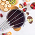 15pcs 9.6 Inch Fondue Sticks, Stainless Steel Forks with Heat Resistant Handle for Roast Meat, Chocolate, Dessert