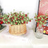 Meching 24 Pack 7.5 Inch Christmas Glitter Green Red Berry Stems, Artificial Christmas Berries Picks for DIY Crafts