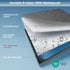 SLEEP ZONE Waterproof Mattress Protector Pad King, Breathable Mattress Topper with Deep Pockets, Machine Washable,
