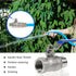 3/4 3/4" GHT Outdoor Spigot - Heavy Duty Stainless Steel Hose Bib with Adjustable Water Flow Valve, Garden Faucet