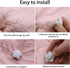 MQUPIN Duvet Pins 16 Set, Duvet Clips for Comforter Inside, Soft Fabric Double Sided Duvet Cover Clips (White-Flower)