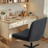 Armless Criss Cross Chair Cover Chair Slipcover Office Desk Chair Covers T-Shape Jacquard Mid Back Wide Seat Accent