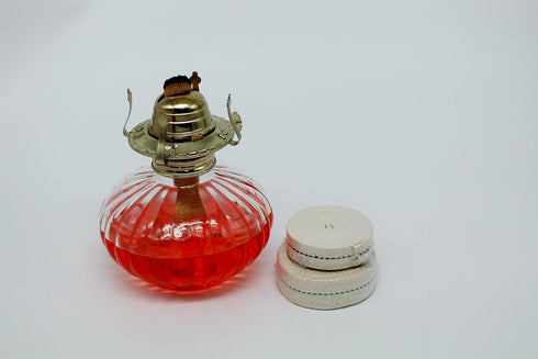 1/2" Inch Flat Cotton Oil Lantern Wick, 6 Foot Roll
