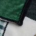 63x87, Tache Forest Green Farmhouse Super Soft Micro Fleece Plaid Patchwork Plush Lightweight Dual-Sided Decorative