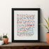 AMERICAN LUXURY GIFTS You Are Brave Inspirational Poster, Motivational Wall Art Print 8x10