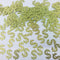 Morndew 100 PCS Glitter Gold Dollar Sign Confetti for Casino Party, Wedding, and Birthday Decorations
