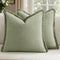 Woaboy Decorative Linen Fringe Throw Pillow Covers Boho Farmhouse Soft Cushion Covers