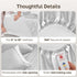 Set, 400 Count Set California Design Den Soft Cotton Full Size Bed Sheets Thread Good Housekeeping Award Winner, Silky