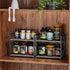 Countertop 2 Countertop, Counter Giikin Shelf Organizer, Tier Kitchen Spice Rack Organizer for Wood Coffee Shelf