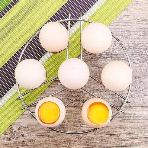 Egg Steamer Rack Alamic Egg Rack Steamer Trivet Basket Stand for Instant Pot Accessories, Stainless Steel