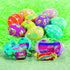 24 Pack Fun Express Candy Filled Easter Eggs Bulk - Pre-Filled Plastic Eggs with Assorted Sweet Treats for Easter Egg