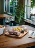 Ironwood Gourmet Fort Worth Steak Plate, Acacia Wood, 13 x 11 x 0.75 inches, Brown
