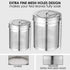 2 Pack Tea Infuser, Extra Fine Mesh Holes Tea Ball Strainers with Threaded Connection, 304 Stainless Steel Cooking