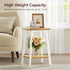 2-Tier ETBN4701 MAHANCRIS Side Table, Small Rectangular End Table with Storage Shelf, Bedside Table Sofa Couch Table
