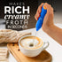 Zulay Kitchen Milk Frother - Duracell Powered Handheld Foam Maker for Coffee, Latte, Matcha, Cappuccino - Mini Foamer