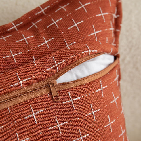 Pack 2 20 20 Inch MANDIOO of Burlap Linen Throw Pillow Covers Woven Textured Modern Farmhouse Cushion Covers Pillowcase