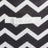 DII Non Woven Polyester Storage Bin, Chevron, Black, Small Set of 2