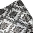 Yifely Retro Black Damask Furniture Paper Self-Adhesive Shelf Liner, Light Grey Table Decor Sticker
