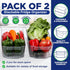 Pantry Organizers and Storage Bins, Stackable Clear Bins for Kitchen and Freezer, Multi-Purpose Kitchen Storage Bins -