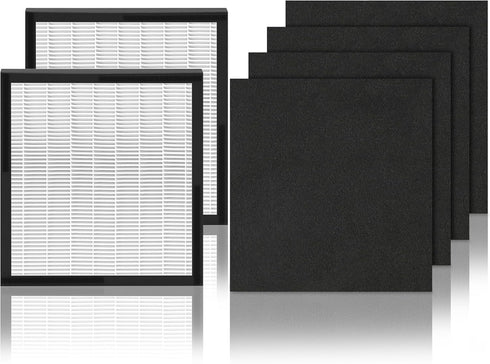 WK01234QPC Filters Replacement Compatible with Oreck Air Purifier Model WK10002QPC, 2 Packs Include Efficient Filter