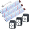Bissell CrossWave Vacuum Cleaner Replacement Parts - 3 Pack Brush Rolls + 3 Pack Filters