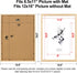12x16 8.5x11 Set 4, 12x16 (4 pack, Yaetm Picture Frame with Mat for of Natural Solid Oak Wood Frame for Gallery Wall