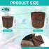 Coldairsoap 50P Seed Starter Sponge for Germinate Quickly, Hydroponic Sponges Grow Starter Pod for Plants Vegetables