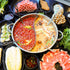 Stainless Steel Pot with Divider for Double-Flavor Soup Cooking, Suitable for Family Gatherings