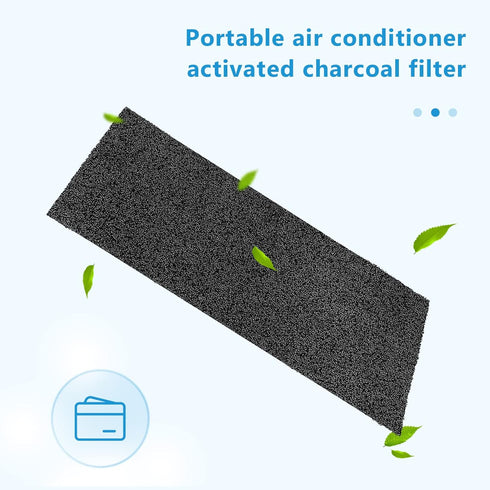 ARC-14S Activated Carbon Filter Compatible with Whynter Portable air Conditioner Activated Charcoal Filter for ARC-CF-14S ARC-14S, ARC-14SH, ARC-141BG AND ARC-143MX Replacement Parts 2 Pcs