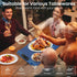 3 Food Warming Mat, Roll Up Electric Warming Tray, Graphene Heating Film Fast Full Surface Heating Mat with Level
