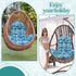 2.58 Hammock Color,1 Tudomro Egg Chair Cushion Filling kg Replacement Rocking Wicker Chair Cushions High Back Swing Egg