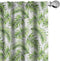 Ambesonne Palm Leaf Window Curtains, Exotic Tropical Leaves Watercolor Art Style Jungle Luau Hawaii, 2-Panel Set 28" x