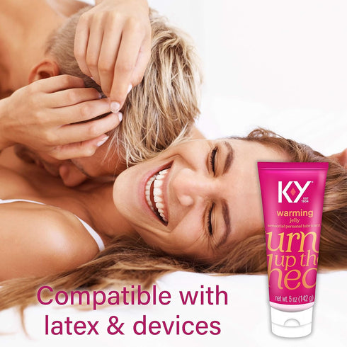 5 K-Y Warming Jelly Personal Lubricant Tube, Ounce