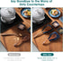 vancasso Stern Spoon Rest - Square Ceramic Holder for Kitchen, Heat Resistant Utensil Rest, 2 Pack