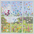 Spring Flower Window clings Decorations Window Decals Stickers for Office Home