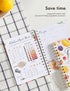 Recipe Book Waterproof Hardcover to Write in Your Recipes, Family Recipe Notebook Holds 120 Recipes