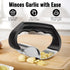 Generic 2-in-1 Garlic Press Rocker - Stainless Steel Garlic Crusher, Easy Kitchen Gadget for Effortless Smashing