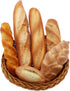 Gresorth 6 Pcs Artificial Bread Decoration Fake Baguette Food Model Simulation French