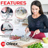 Oleex ‘All-Dough’ Pastry Cutter Set - 5 Wheel Dough Cutter and Dual Fluted Ravioli Cutter Wheel