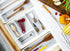 Madesmart Classic 4-Compartment Drawer Organizer, Plastic Multipurpose Storage Bin for Drawers, White Gadget Tray.