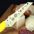 2 4.5" Kai PRO Pure Komachi / Cheese Knife with Sheath, Colorful Knife, Swiss-Cheese-Holes in Blade Prevent Sticking
